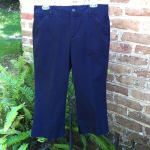 Dockers- BLACK COTTON BLEND CROPPED PANTS- Size 6- EUC